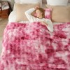 Cozy Bliss Bubble Faux Fur Throw Blankets, Plush Soft Thick Blanket for Sofa, Bedroom, Living Room - 4 of 4