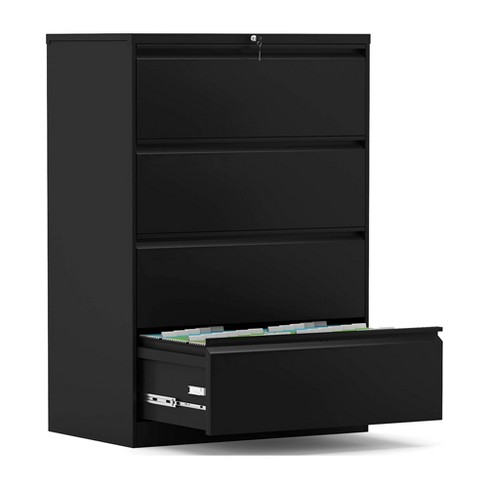 LABI FURNITURE WIKI SIDEBOARD 4 DOORS, CARCASS: BLACK MAT, FRONTS