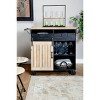 Industrial Rolling Cart Black - Olivia & May - image 3 of 4