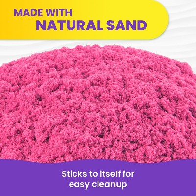 Kinetic Sand Pink Rose 2lb Resealable Bag