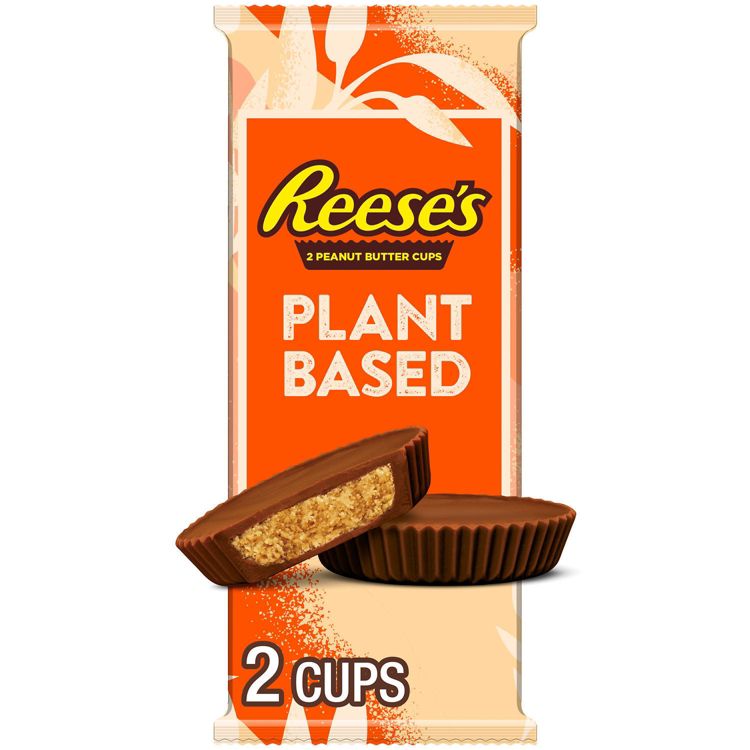 Reese's Plant Based Oat Chocolate Confection Peanut Butter Cups Candy - 1.4oz, 1 of 7