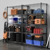 LunaLulinlk 1250 lbs 5 Tier Steel Storage Rack Miscellaneous Rack for Home, Kitchen - 3 of 4