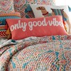 Veranda Only Good Vibes Decorative Pillow - Levtex Home - 2 of 3