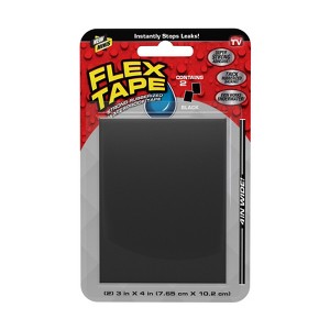Flex Seal Family of Products Flex Tape MINI 3 in. W X 4 in. L Black Waterproof Repair Tape - 1 of 1
