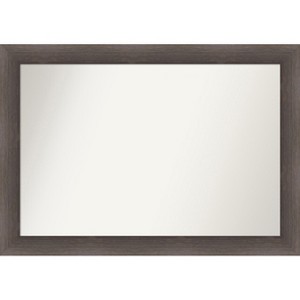 Amanti Art Hardwood Non-Beveled Wood Bathroom Wall Mirror - 1 of 4
