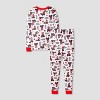 Boys' 4pc Mario Kart Long Sleeve Pajama Set - Gray - 2 of 4
