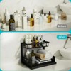 MaseiKar 2-Tier Pull Out Organizer with Slide Shelves, Under Sink Cabinet Storage for Kitchen/Bathroom, Heavy-Duty Black - 4 of 4