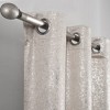 2pc Dainty Home Artistic 100% Blackout Grommet Curtain Panel Pair with 3D Lurex Texture - 2 of 4
