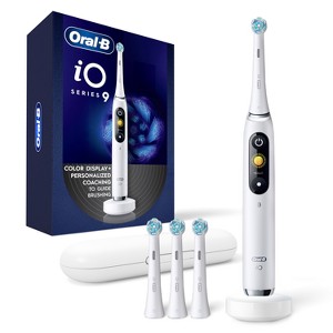 Oral-B iOシリーズ 9 ホワイト アラバスター 本体 Oral-B iO Series 9 Electric Toothbrush with 4 Brush Heads and