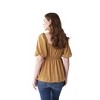 Ingrid & Isabel Maternity Short Sleeve Smocked Top - 4 of 4