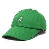 Dalix Peace Sign Embroidered V Cotton Dad Hat Baseball Cap Adjustable Mens - 4 of 4