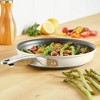 Anolon Achieve 12 Nonstick Hard Anodized Frying Pan Cream : Target