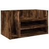 vidaXL Desk Organiser Smoked Oak 17.5x9.4x9.8" Engineered Wood - 2 of 4