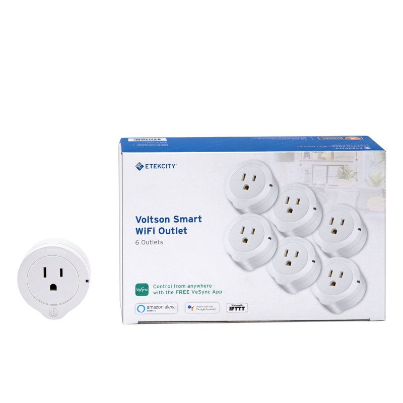 Etekcity Voltson Smart Wi-Fi Outlet Plug Light Switch System(10A), 3 of 5
