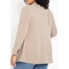 ELOQUII Women's Plus Size The 365 Semi Stretch Two Button Blazer - 3 of 4