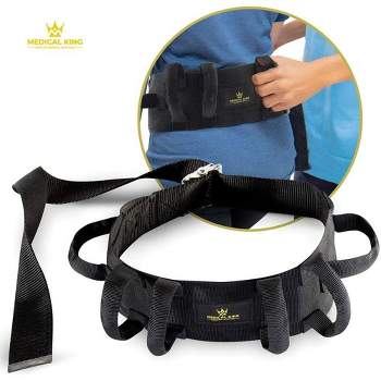 Transfer Belt Fle to unlock - 50" holds up 500 LBS - Gait Belt With 6 Handles, Great Lift Belt for Elderly, Therapy and Handicap - MedicalKingusa
