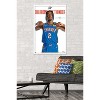 Trends International NBA Oklahoma City Thunder - Shai Gilgeous-Alexander 23 Framed Wall Poster Prints - 2 of 4