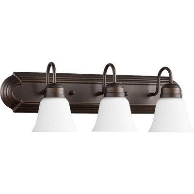 Quorum Lighting 3 - Light Vanity in  Oiled Bronze