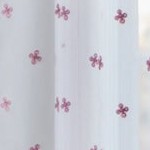 pink floral eyelet
