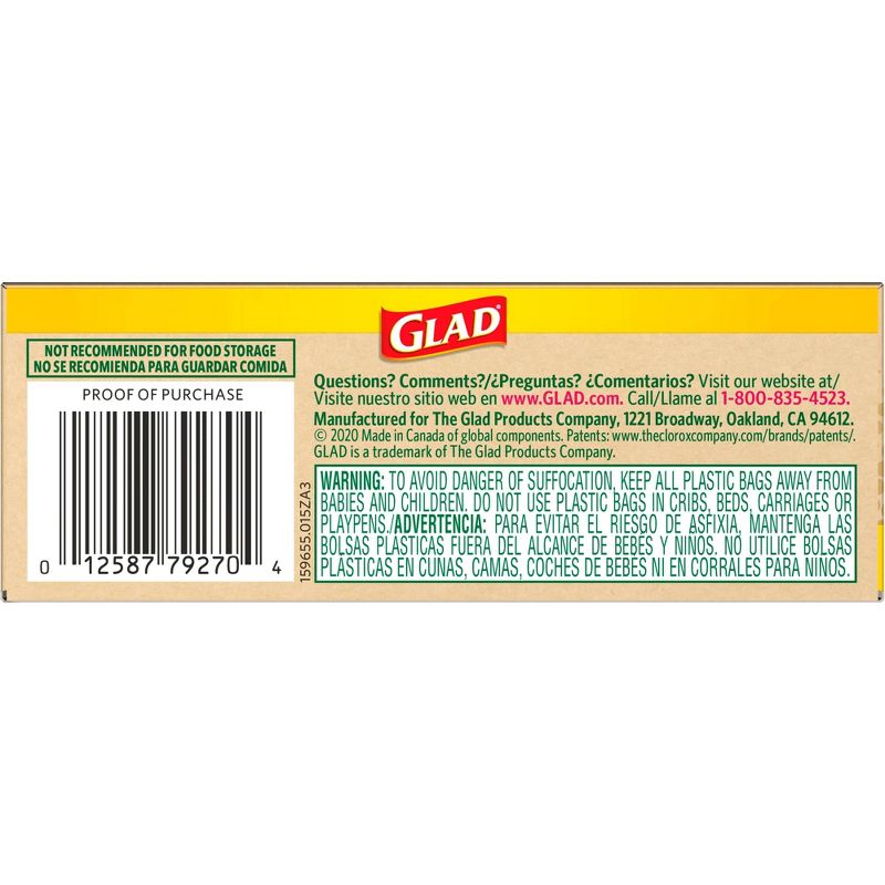 Glad Compost Trash Bags - Unscented - 22ct, 4 of 8