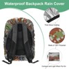 Unique Bargains Waterproof Backpack Rain Cover with A Carry Pouch for Hiking/Biking 1 Pc - 2 of 4
