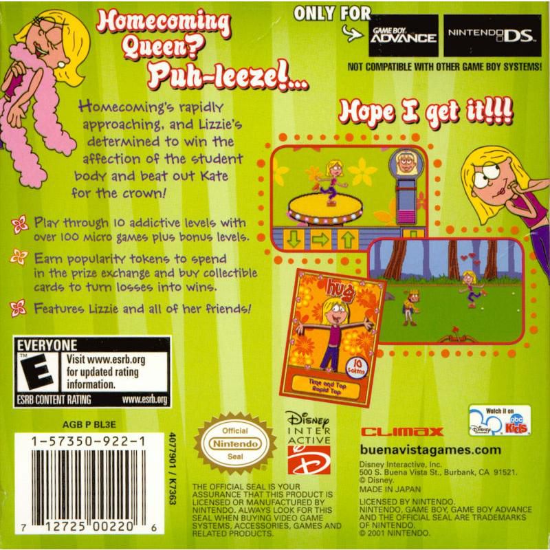Lizzie McGuire 3 - Game Boy Advance, 2 of 3