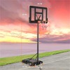 YONWAY Poolside Basketball Hoop Stand, Outdoor portable Basketball Rack, Suitable for Children and Adults, Durable Family Game Set , Black - 3 of 4