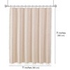 Americanflat 71x71 Woven Linen Shower Curtain with Tassel Accents - Includes 12 Grommets and Hooks - 100% Polyester - 2 of 4