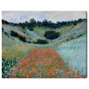 Art Remedy Claude Monet - Poppy Field in a hollow near Giverny Classic Monet Art Prints Unframed - 1 of 4