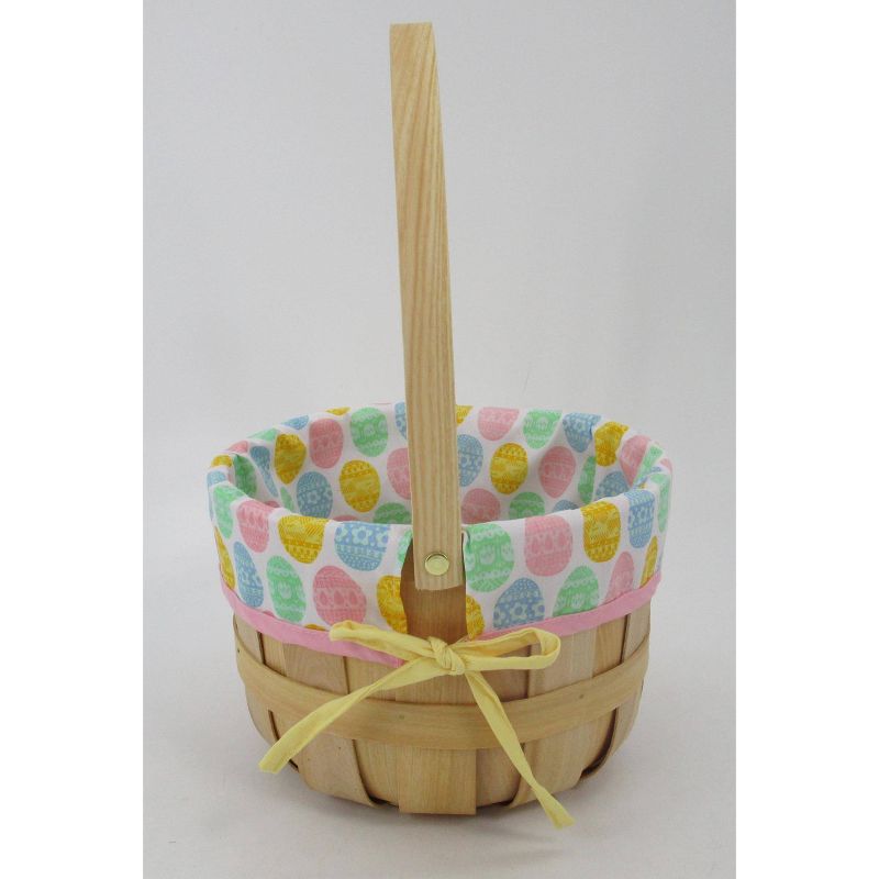 9&#34; Chipwood with Liner Easter Basket Egg Toss Pattern - Spritz&#8482;, 3 of 4