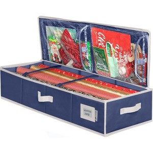 Hold N' Storage - Wrapping Paper Storage Container. Fits up to 27 Rolls 1.37" Diam. - 1 of 4