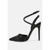 CHARMER Rhinestone Embellished Stiletto Sandals - 4 of 4