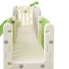 11 in 1 Toddler Slide, Kids Slide for Toddler Age 1-3 with Basketball Hoop, Kids Slide Playset Structure, Arch Tunnel and Telescope - 4 of 4