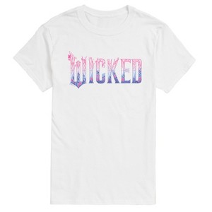 Men's - Wicked - Floral Ombre Logo Short Sleeve Graphic T-Shirt - 1 of 4