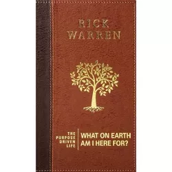 The Purpose Driven Life - Large Print by  Rick Warren (Leather Bound)
