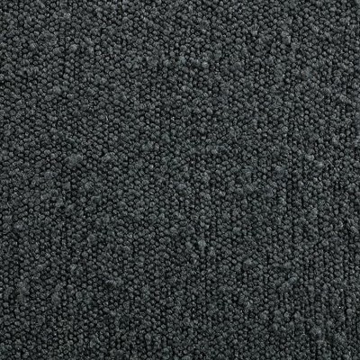 Alba Boucle Upholstered Black Wood Counter Stools Set of 2