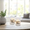 LumaBase Battery-Operated LED Glass Candles, I Love You to the Moon and Back - Set of 2 - 2 of 4