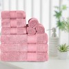 Luxury Cotton Heavyweight Solid Plush Towel Set by Blue Nile Mills - 2 of 4