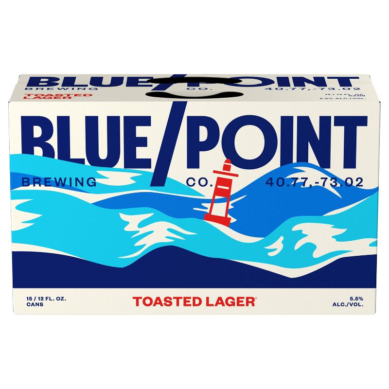 Blue Point Toasted Lager Beer - 15pk/12 fl oz Cans, 4 of 9