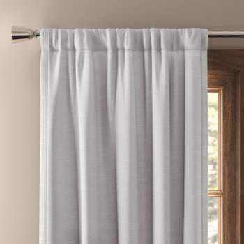 Blackout Henna Window Curtain Panel White - Threshold™
