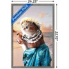 Trends International James Booker - Aloha Cat Framed Wall Poster Prints - 3 of 4