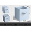 Sorbus 11 Inch Foldable Fabric Storage Cube Bin with Handles - for Organizing Pantry, Closet, Nursery, Playroom, and More - 3 of 4