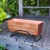 ACHLA Designs With Odette Stand Rectangular Steel Planter Boxes - 2 of 3