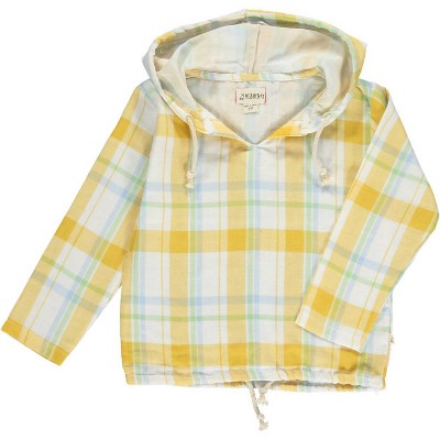Boy's 's St. Ives Plaid Hooded Top - ME & HENRY