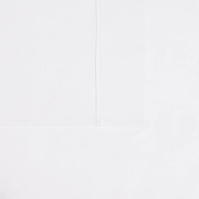 White Twin XL Organic Cotton Percale Sheet Set