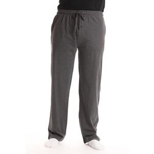 At The Buzzer Mens Pajama Pant with Pockets - Jersey Knit Sleep Pant - 1 of 2