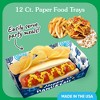 Big Dot of Happiness Hanukkah Paper Food Trays, Disposable Food Boats, Chanukah Holiday Decor, Double-Sided Meal Holders for Hanukkah - 12 Ct - 2 of 4
