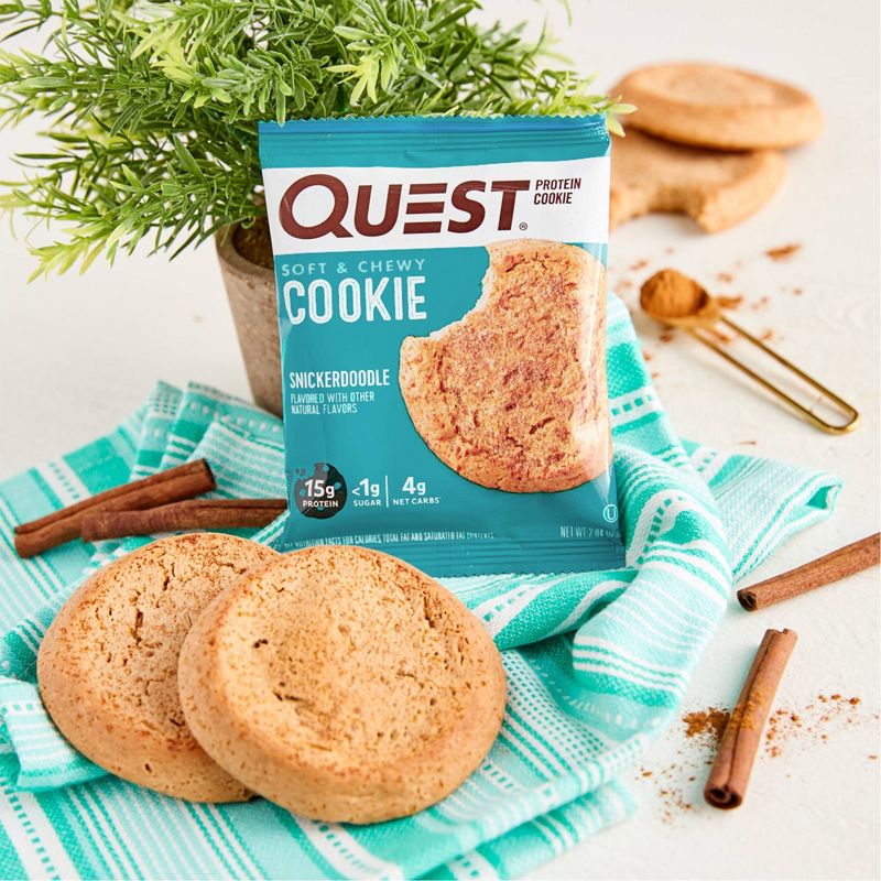 Quest Nutrition Protein Cookie - Snickerdoodle, 6 of 9