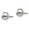 Chisel Titanium Polished 6mm Ball Stud Earrings - 3 of 4
