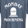 Women's - Instant Message - Monday Mourning Short Sleeve Graphic T-Shirt - 2 of 4